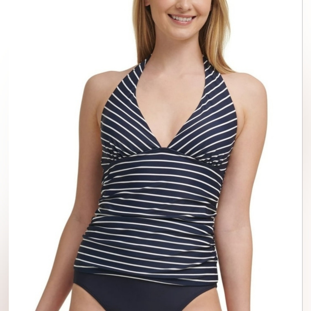 Tommy Hilfiger Women's Tankini Swimsuit Top Medium